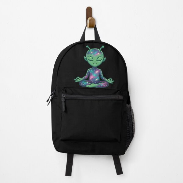 Item preview, Cosmic Zen Alien - Meditating Galaxy Yogi Yoga Art designed and sold by AlanyaArtX.