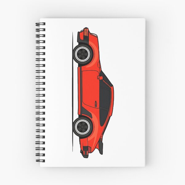 Item preview, Retro P 930 Turbo Side View - Guards Red designed and sold by VenZolic.