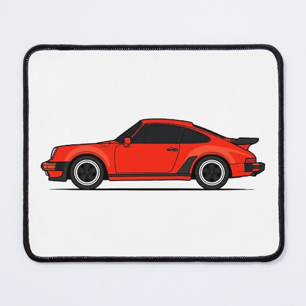 Item preview, Retro P 930 Turbo Side View - Guards Red designed and sold by VenZolic.