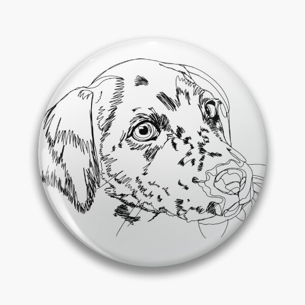 Item preview, D for Dalmation part of A to Z Alphabet Line Art Series designed and sold by Mauras-Designs.