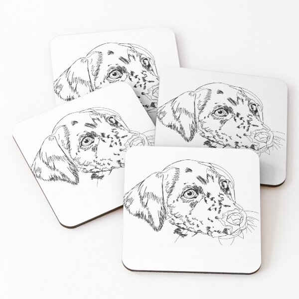 Item preview, D for Dalmation part of A to Z Alphabet Line Art Series designed and sold by Mauras-Designs.