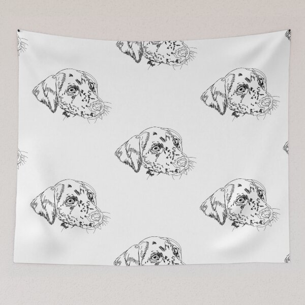 Item preview, D for Dalmation part of A to Z Alphabet Line Art Series designed and sold by Mauras-Designs.