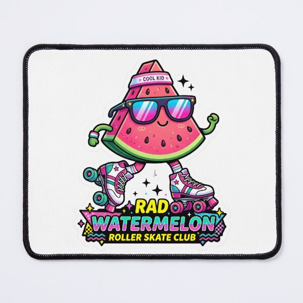 Item preview, Rad Watermelon Roller Skate Club - Retro Summer Vibes designed and sold by AlanyaArtX.