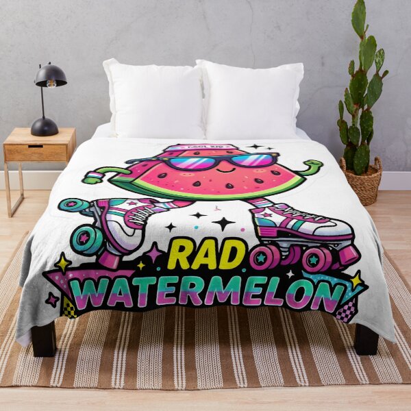 Item preview, Rad Watermelon Roller Skate Club - Retro Summer Vibes designed and sold by AlanyaArtX.