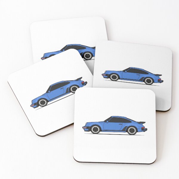 Item preview, Retro P 930 Turbo Side View - Maritime Blue designed and sold by VenZolic.