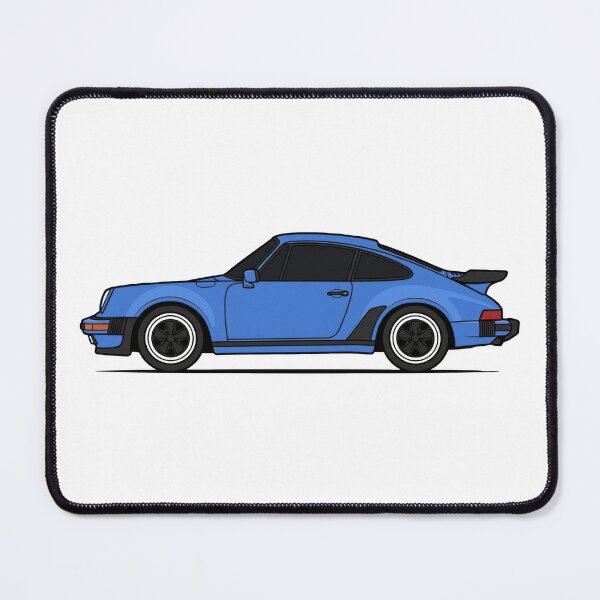 Item preview, Retro P 930 Turbo Side View - Maritime Blue designed and sold by VenZolic.