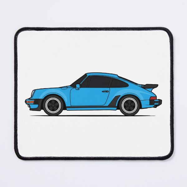 Item preview, Retro P 930 Turbo Side View - Miami Blue designed and sold by VenZolic.