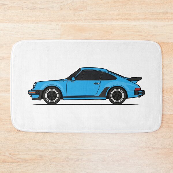 Item preview, Retro P 930 Turbo Side View - Miami Blue designed and sold by VenZolic.