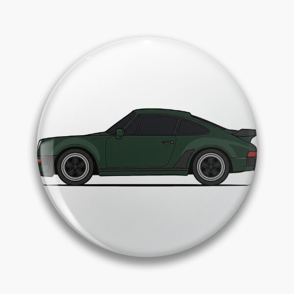 Item preview, Retro P 930 Turbo Side View - Oak Green Metallic designed and sold by VenZolic.