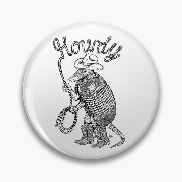 Item preview, Cowboy Armadillo (Howdy) designed and sold by dimakrukart.