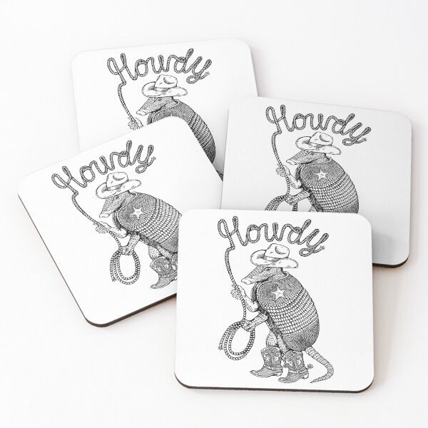 Item preview, Cowboy Armadillo (Howdy) designed and sold by dimakrukart.
