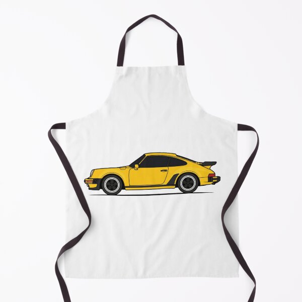 Item preview, Retro P 930 Turbo Side View - Speed Yellow designed and sold by VenZolic.