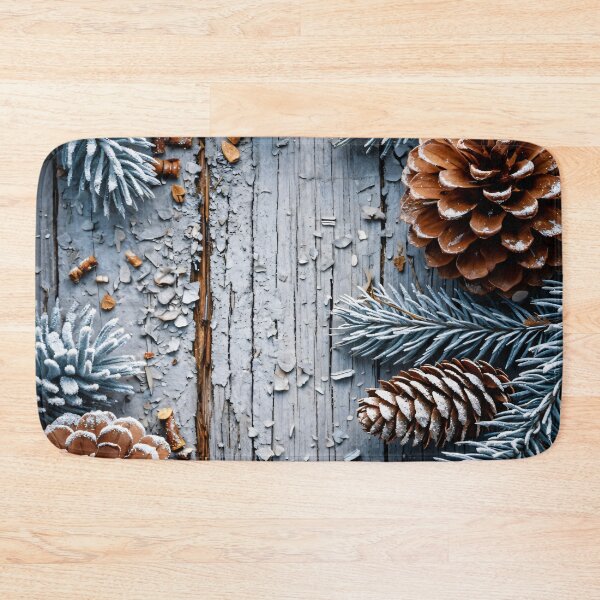 Item preview, Rustic Winter Pinecone Christmas Background designed and sold by Kaleidoscope Print.