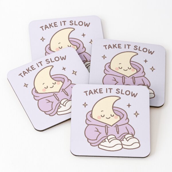 Item preview, Take It Slow – Cute Moon Hoodie designed and sold by Aloloco.