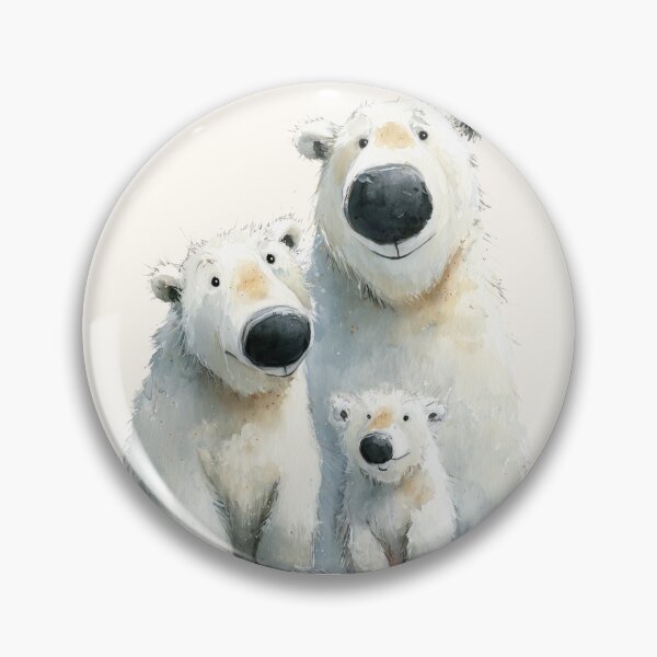 Item preview, Cute Polar Bear Family ' Polar Bear Love ' BY SHiRLeY MacARTHuR designed and sold by Shirley MacArthur Art.