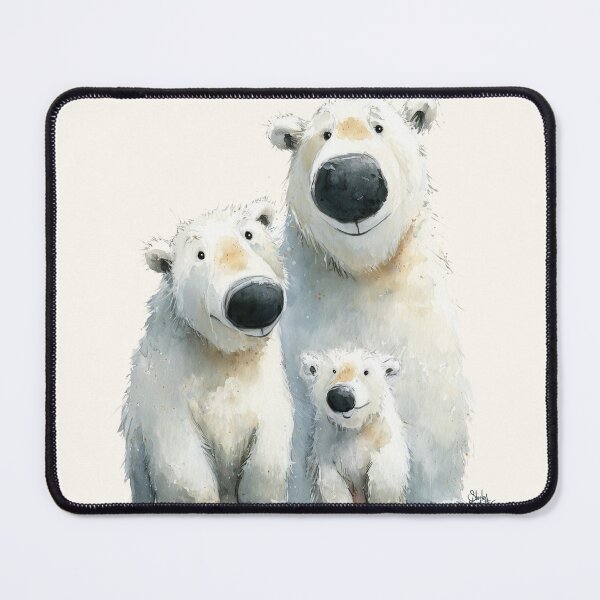 Item preview, Cute Polar Bear Family ' Polar Bear Love ' BY SHiRLeY MacARTHuR designed and sold by Shirley MacArthur Art.