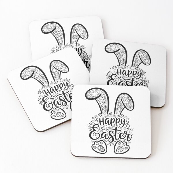 Item preview, Cute Happy Easter Bunny designed and sold by Thread&Fable.