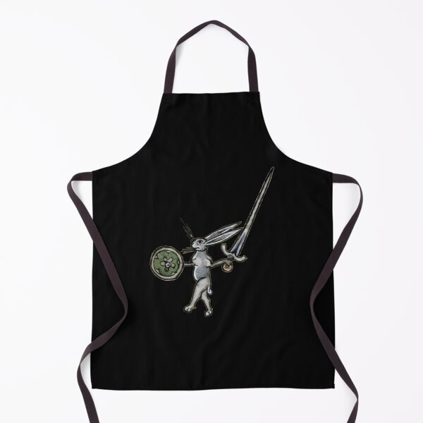 Item preview, Medieval Marginalia Warrior Bunny With Shield designed and sold by gewgacruccl43.