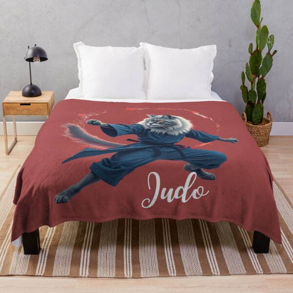 Item preview, Cat Judo Throw Silhouette Graphic Tee, Minimalist Judo Design Judo Shirt With Typography Quote, Gift Idea For Judoka And Frends Gifts T-shirt designed and sold by MalwasBasket.