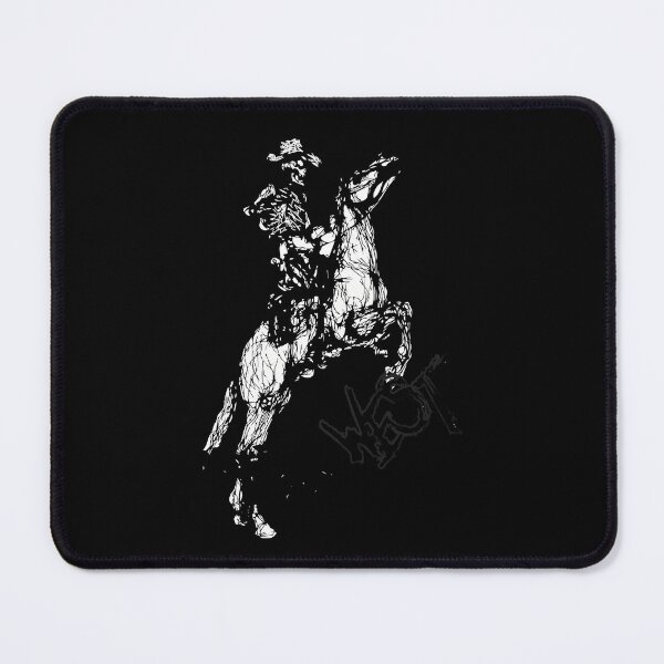 Item preview, Bucking Bronco Skeleton Cowboy Rodeo Art designed and sold by gewgacruccl43.