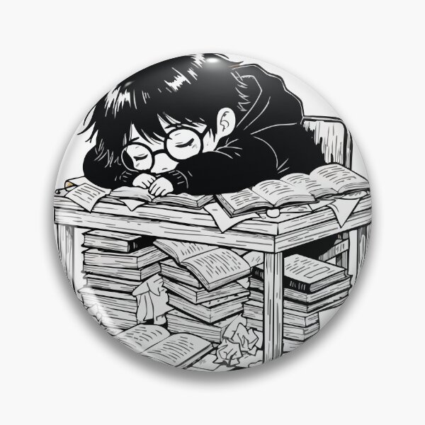 Item preview, Exhausted Student, Sleep, Desk, Books designed and sold by PixelStudioBe.