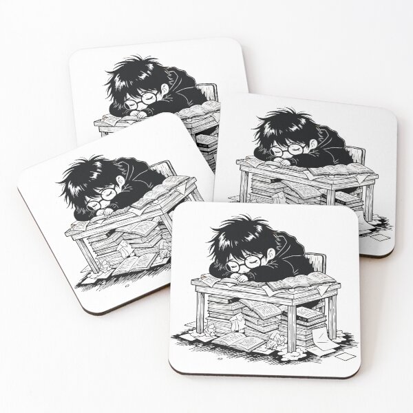 Item preview, Exhausted Student, Sleep, Desk, Books designed and sold by PixelStudioBe.
