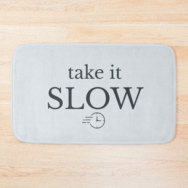 Item preview, Take It Slow Minimalist Clock Design Calm Quote Shirt designed and sold by Minimalist Typography.