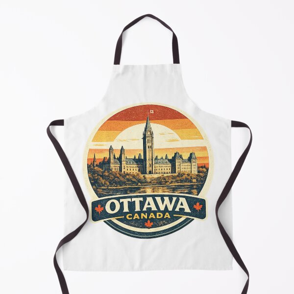 Item preview, Ottawa Canada Vintage Skyline T-Shirt – Parliament Hill Retro Sunset Travel Graphic designed and sold by Globalcitytees.