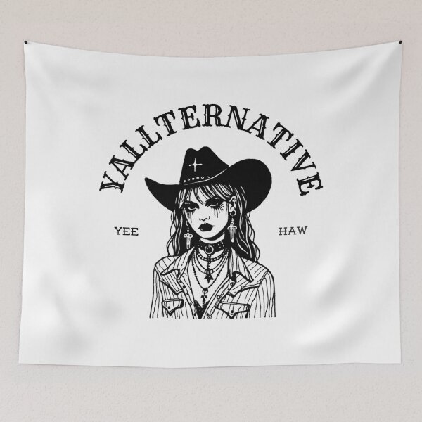 Item preview, Yallternative Gothic Cowgirl Pinup Art designed and sold by gewgacruccl43.