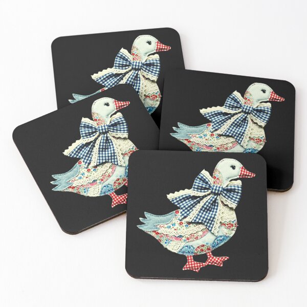 Item preview, Vintage Patchwork Goose Coquette Gingham Bow designed and sold by MotivaChic.