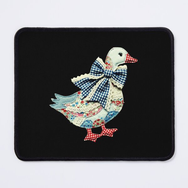 Item preview, Vintage Patchwork Goose Coquette Gingham Bow designed and sold by MotivaChic.
