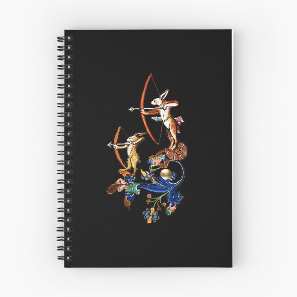 Item preview, Medieval Marginalia Archer Rabbits Pattern designed and sold by gewgacruccl43.