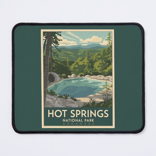 Item preview, Hot Springs National Park - Arkansas designed and sold by GoodOldVintage.