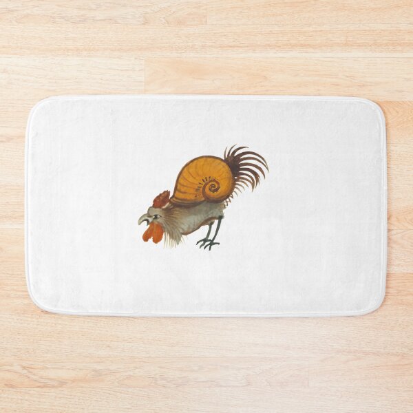 Item preview, Bizarre Medieval Marginalia Snail Rooster designed and sold by gewgacruccl43.