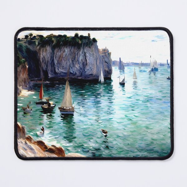 Item preview, Étretat, The Aval Door: Fishing Boats Leaving the Harbour designed and sold by artdesignsnow.