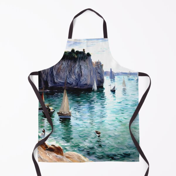 Item preview, Étretat, The Aval Door: Fishing Boats Leaving the Harbour designed and sold by artdesignsnow.