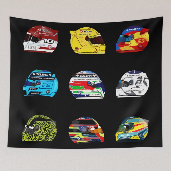 Item preview, Formula 1 drivers Helmet 2026 sketch pack Part 1 designed and sold by Pink Polar F1.