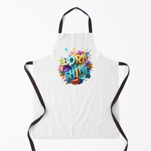 Item preview, Born To Shine 3D Colorful Disco Glitter Typography designed and sold by icemanphotos.