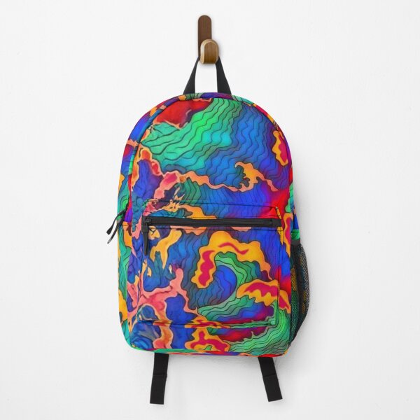 Item preview, Oceanic Psychedelic Waves Abstract designed and sold by Siriusvibes.