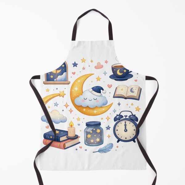 Item preview, Midnight Thoughts Aesthetic Cute Moon Night Design designed and sold by Sanika arts .