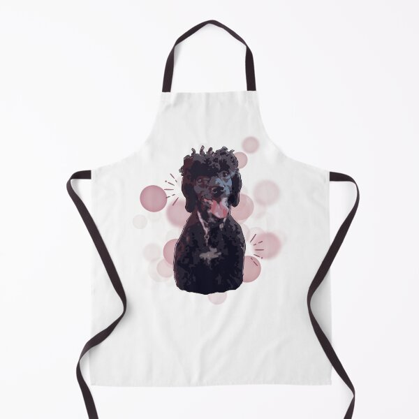 Item preview, Smiling Black Poodle - Realistic Illustration designed and sold by iamKRUK.