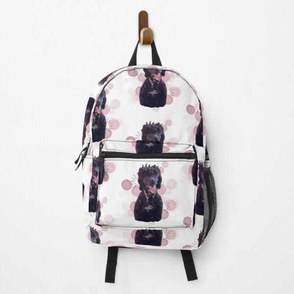Item preview, Smiling Black Poodle - Realistic Illustration designed and sold by iamKRUK.