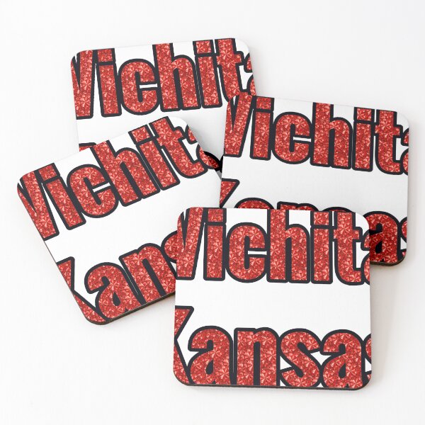 Item preview, Wichita Kansas City Name With Red Rhinestone designed and sold by TheIconSmith.