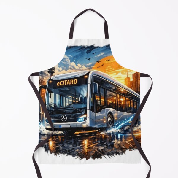 Item preview, Electric Bus at Sunset – Futuristic City Bus T-Shirt | Urban Driver Style designed and sold by Busdriverstore.