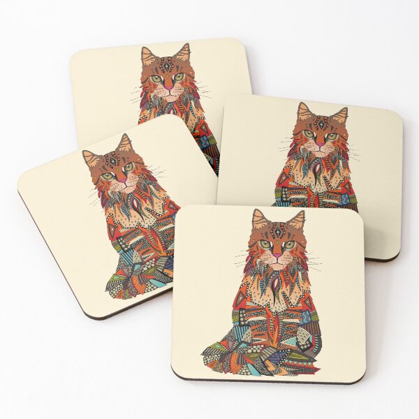 Item preview, maine coon cat cream designed and sold by scrummy.