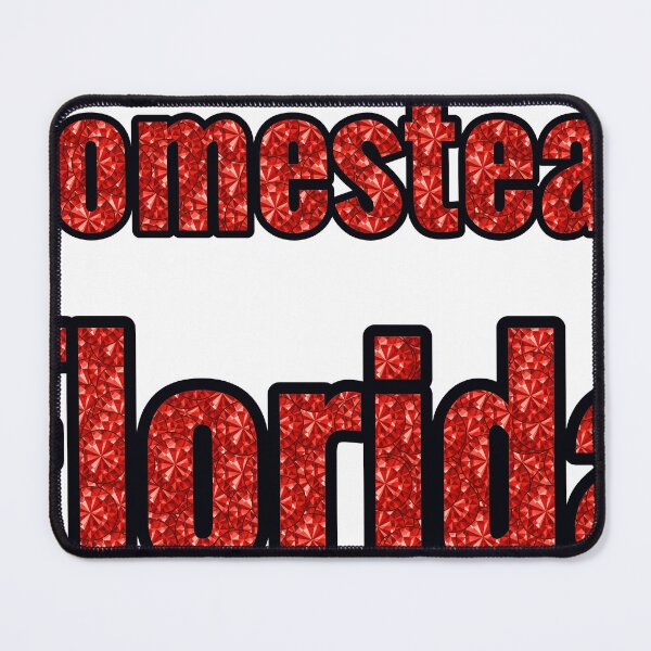 Item preview, Homestead Florida City Name With Red Rhinestone designed and sold by TheIconSmith.
