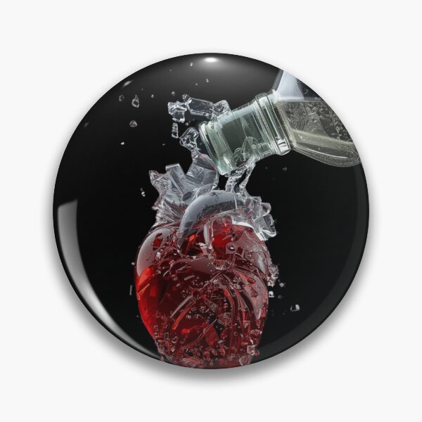 Item preview, Heart of Glass and poison designed and sold by LoveIsPoison.
