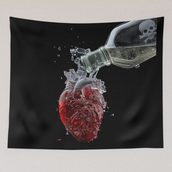 Item preview, Heart of Glass and poison designed and sold by LoveIsPoison.