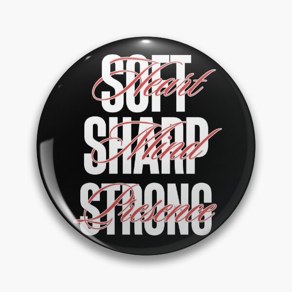 Item preview, Feminine Empowerment – Bold Black & Red Statement Typography designed and sold by Magic Love Art Print.