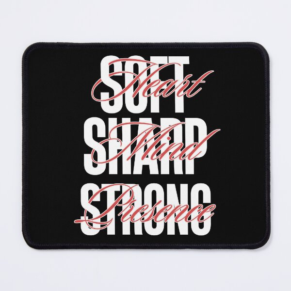 Item preview, Feminine Empowerment – Bold Black & Red Statement Typography designed and sold by Magic Love Art Print.